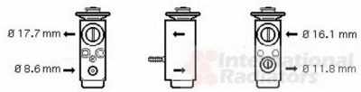 VAN WEZEL 37001352 -  Расширительный клапан, кондиционер